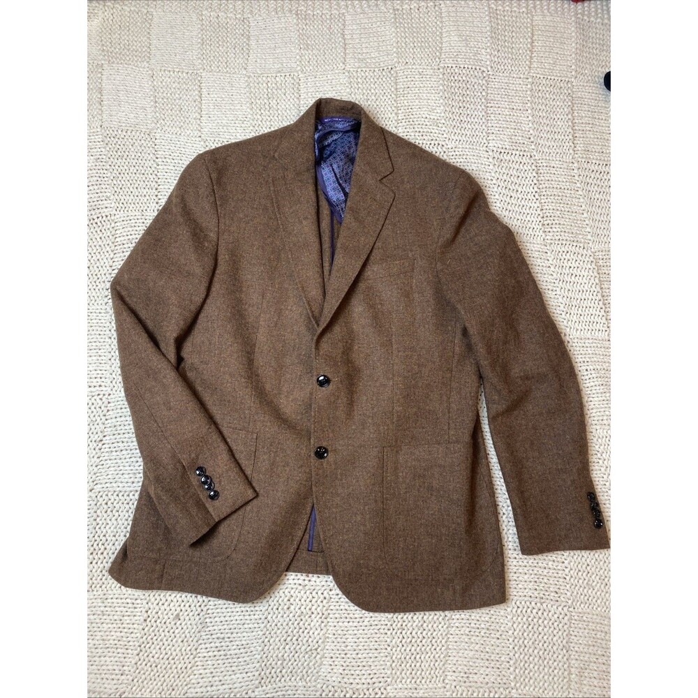 Ted Baker London Keith Slim Fit Wool & Cashmere Blend Brown Sport Coat 42 R